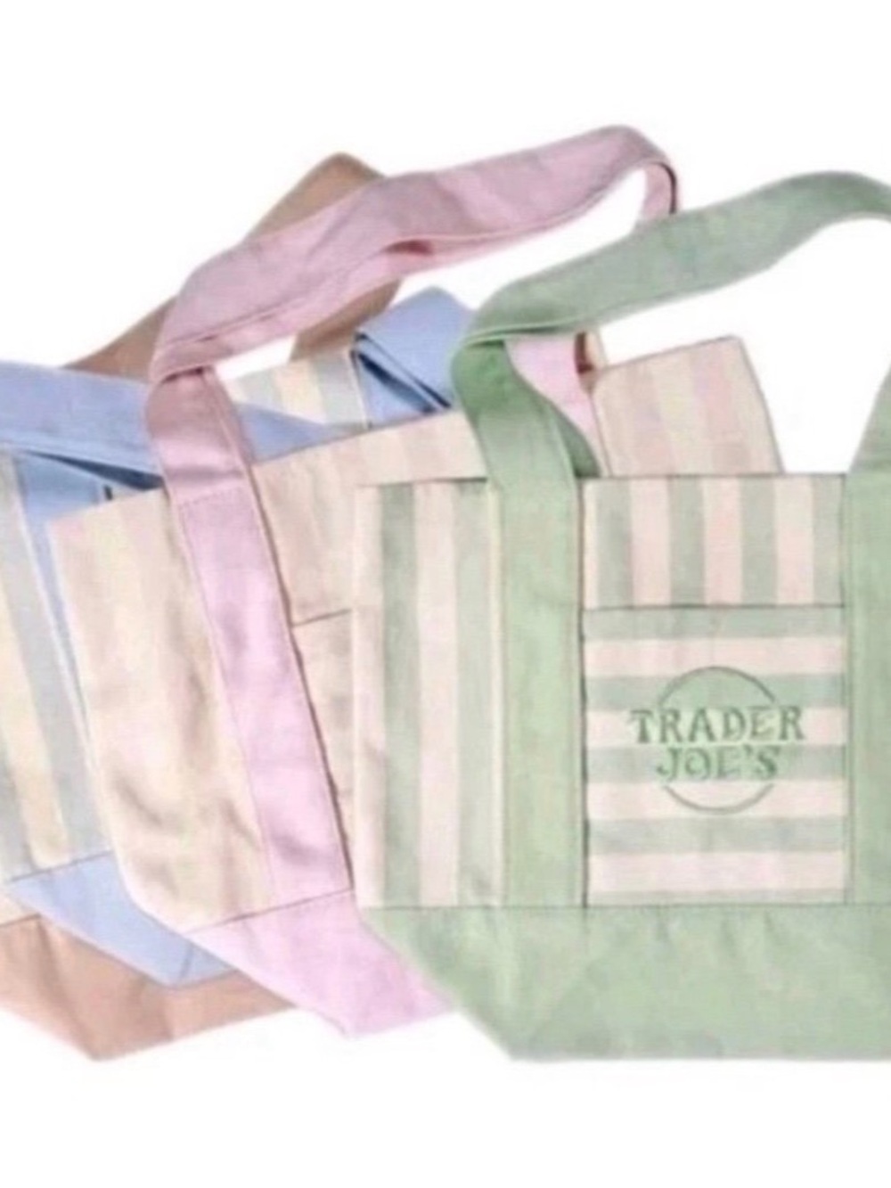 Trader Joe’s mini canvas tote set